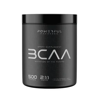 Амінокислоти Powerful Progress Amino BCAA 2:1:1 яблучний сік, 500 г