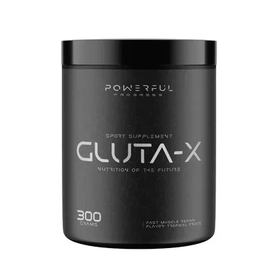 Глютамін Powerful Progress Gluta-X тропічний мікс, 300 г