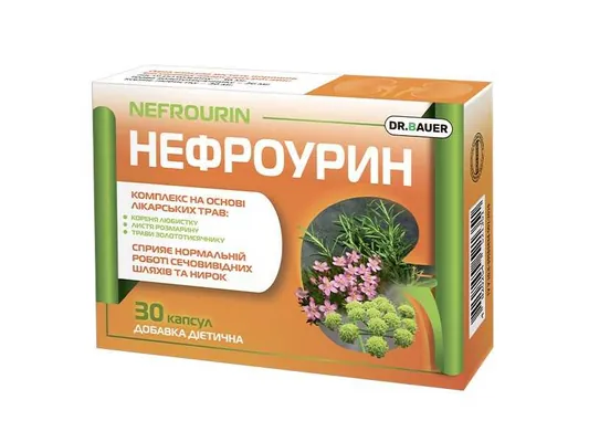 Нефроурин Dr. Bauer капсули  №30 (10х3)