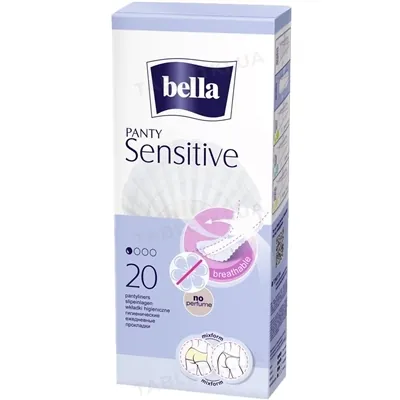 Прокладки гiгiєнiчнi щоденнi Bella Panty Sensitive, 20 штук