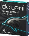 Презервативи Dolphi Супер-крапкові, 3 штуки