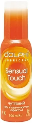 Гель-змазка інтимна Dolphi Sensual Touch чуттєвий гель зі стимулюючим ефектом, 100 мл