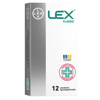 Презервативи Lex Classic класичні, 12 штук