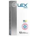 Презервативи Lex Ribbed з ребрами, 12 штук