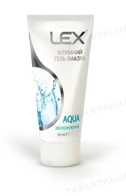 Гель-змазка інтимна Lex Aqua зволожуюча, 50 мл