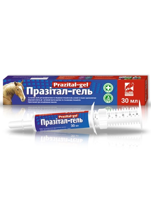 Празитал (ДЛЯ ЖИВОТНЫХ) гель, 30 мл шприц-туба