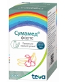 Сумамед форте порошок д/ор. сусп. 200 мг/5 мл по 30 мл (1200 мг) во флак.