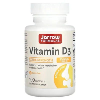 Вітамін D3 Jarrow Formulas капсули по 1000 МО №100