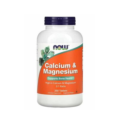 Кальций и магний NOW Calcium & Magnesium 2:1 Ratio таблетки №250