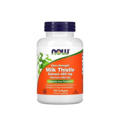 Силімарин Now Silimarin Milk Thistle веганські капсули по 450 мг №120