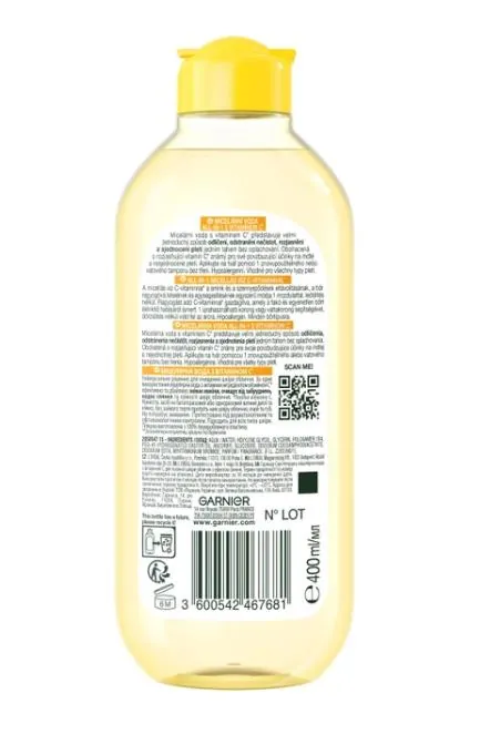 Міцелярна вода Garnier Skin Naturals з вітаміном С, 400 мл