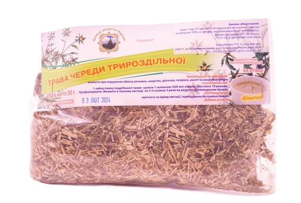 Фіточай Союз Афган Трава череди трироздільної по 50 г у пач.
