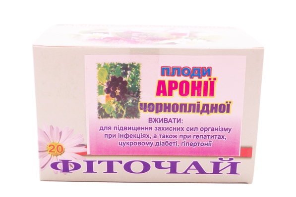 Фіточай Союз Афган Плоди аронії по 1,5 № 20 у філ.-пак.