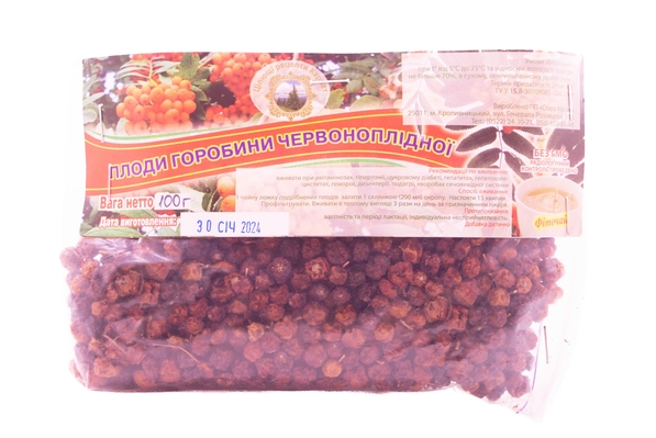 Фіточай Союз Афган Плоди горобини червоноплідної по 100 г у пач.