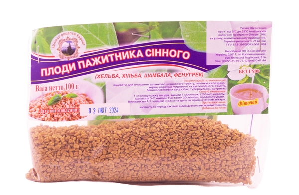 Фіточай Союз Афган Плоди пажитника сінного по 100 г у пач.
