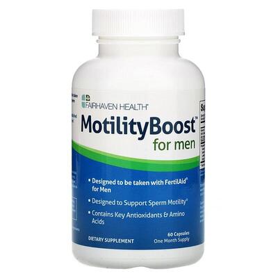 Репродуктивное здоровье мужчин Fairhaven Health MotilityBoost For Men, 60 капсул