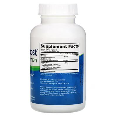 Репродуктивное здоровье мужчин Fairhaven Health MotilityBoost For Men, 60 капсул