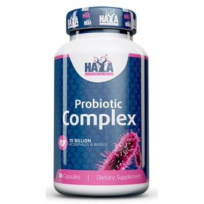 Комплекс пробиотиков Haya Labs 10 Billion Acidophilus & Bifidus Probiotic Complex, 30 капсул