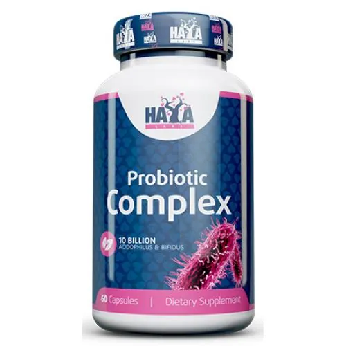 Комплекс пробіотиків Haya Labs 10 Billion Acidophilus & Bifidus Probiotic Complex, 60 капсул