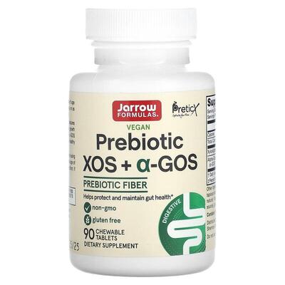 Пребиотики Jarrow Formulas Prebiotics XOS+a-GOS, 90 жевательных таблеток