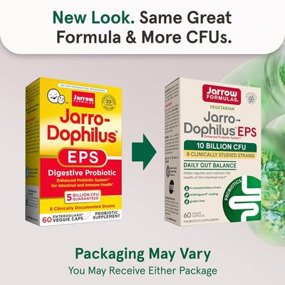 Пробиотики Jarrow Formulas Jarro-Dophilus EPS 10 млрд, 60 растительных капсул