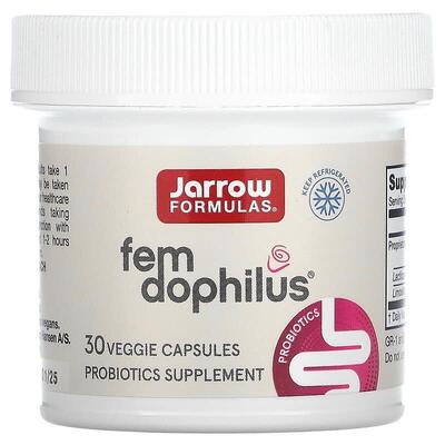 Пробиотики для женщин Jarrow Formulas Women's Fem Dophilus 5 млрд КОЕ, 30 капсул