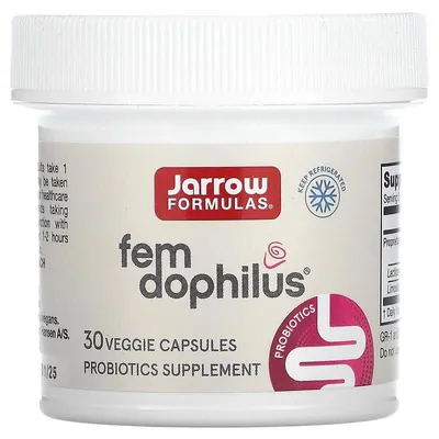 Пробіотики для жінок Jarrow Formulas Women's Fem Dophilus 5 млрд КУО, 30 капсул
