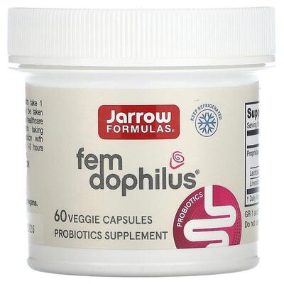 Пробиотики для женщин Jarrow Formulas Women's Fem Dophilus 5 млрд КОЕ, 60 капсул