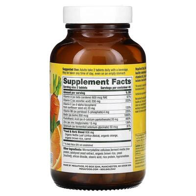 Комплекс для кожи, ногтей и волос MegaFood Skin, Nails & Hair 2, 90 таблеток