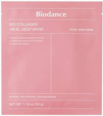 Маска для обличчя Biodance Bio Collagen гідрогелева з колагеном, 1 шт х 34 г