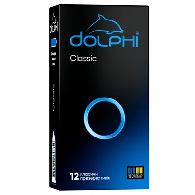 Презервативи Dolphi Classic класичні, 12 штук