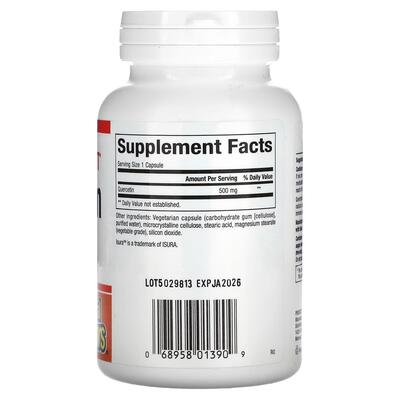 Кверцетин Natural Factors Quercetin 500 мг, 60 капсул