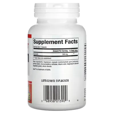 Кверцетин Natural Factors Quercetin 500 мг, 60 капсул