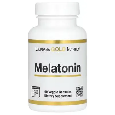 Мелатонін California Gold Nutrition Melatonin 3 мг вег. капсули №90