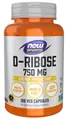 D-рибоза Now Sports D-Ribose 750 мг, 120 вег. капсул