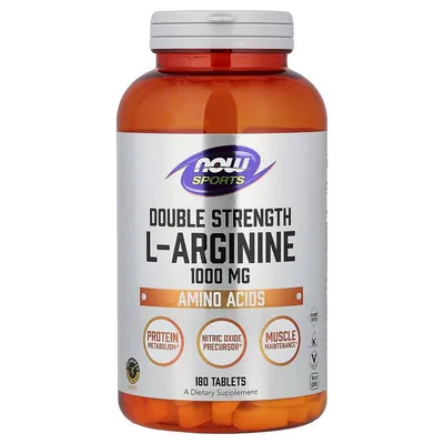 L-аргінін NOW Sports L-Arginine 1000 мг таблетки №180