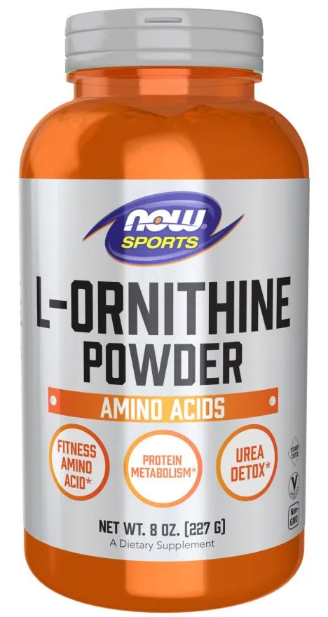 L-орнітин NOW Sports L-Ornithine порошок, 227 г