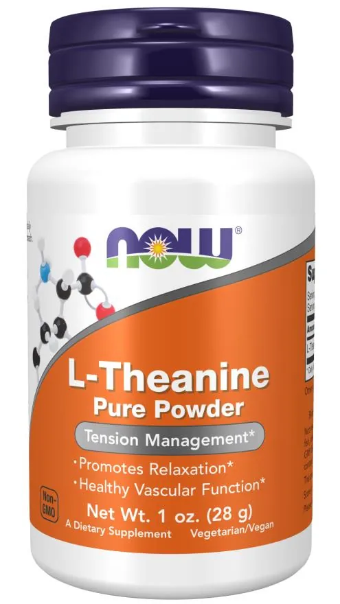 L-теанін NOW L-Theanine порошок, 28 г
