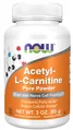 Ацетил-L-карнітин NOW Acetyl-L-Carnitine порошок, 85 г