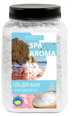 Сіль для ванн Bioton Cosmetics Spa&Aroma натуральна озера Сиваш, 750 г