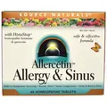 Аллерцетин Source Naturals Allercetin Allergy & Sinus, 48 таблеток