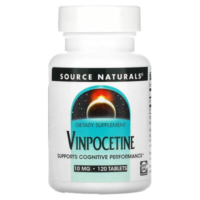 Винпоцетин Source Naturals Vinpocetine 10 мг, 120 таблеток