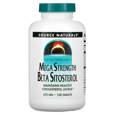 Бета-ситостерол комплекс Source Naturals Beta Sitosterol 375 мг, 120 таблеток
