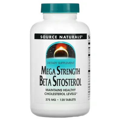 Бета ситостерол комплекс Source Naturals Beta Sitosterol 375 мг, 120 таблеток