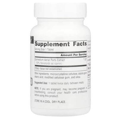 Поддержка сексуального здоровья (Горянка) Source Naturals Horny Goat Weed (Epimedium) 1000 мг, 30 таблеток