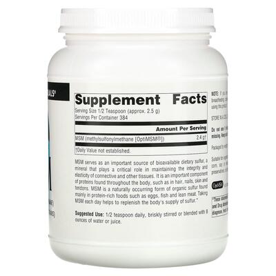 Метилсульфонилметан Source Naturals MSM Powder, 1000 г