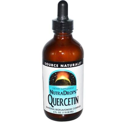Кверцетин Source Naturals NutraDrops Quercetin жидкость, 118,28 мл