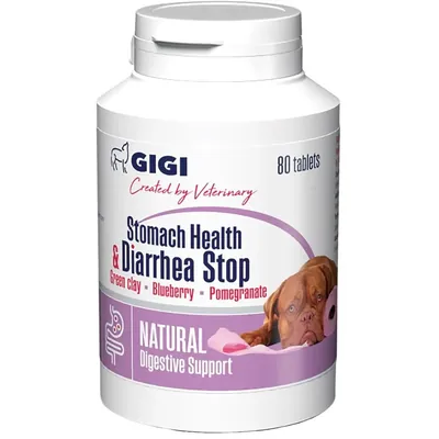 Вітамінно-мінеральний комплекс GiGi Stomach Health & Diarrhea Stop для нормалізації функції травної системи, 80 таблеток