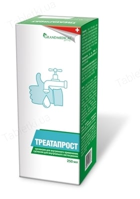 Треатапрост суспензія д/внут. заст. по 250 мл у флак. з мірн. стак.