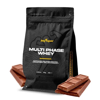 Протеїн комплексний BigMan Multi Phase Whey шоколад, 1000 г